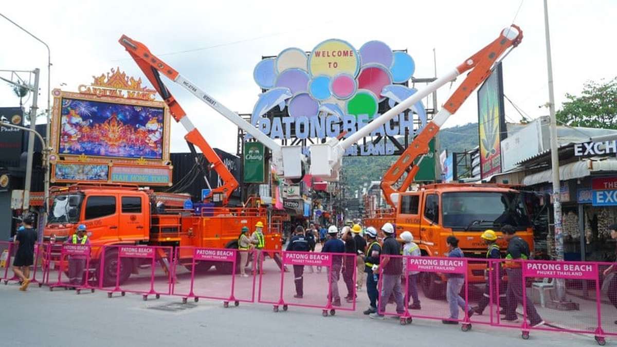 Phuket: Kabelsalat verschwindet unter die Erde