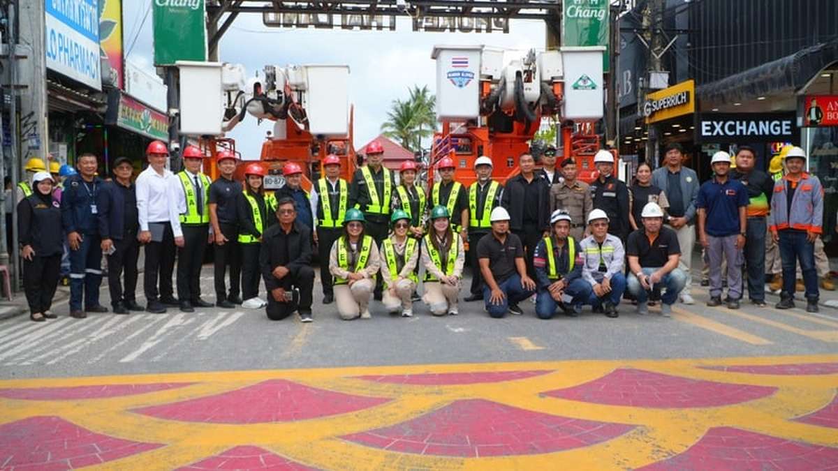 Kabelsalat verschwindet aus Patong
