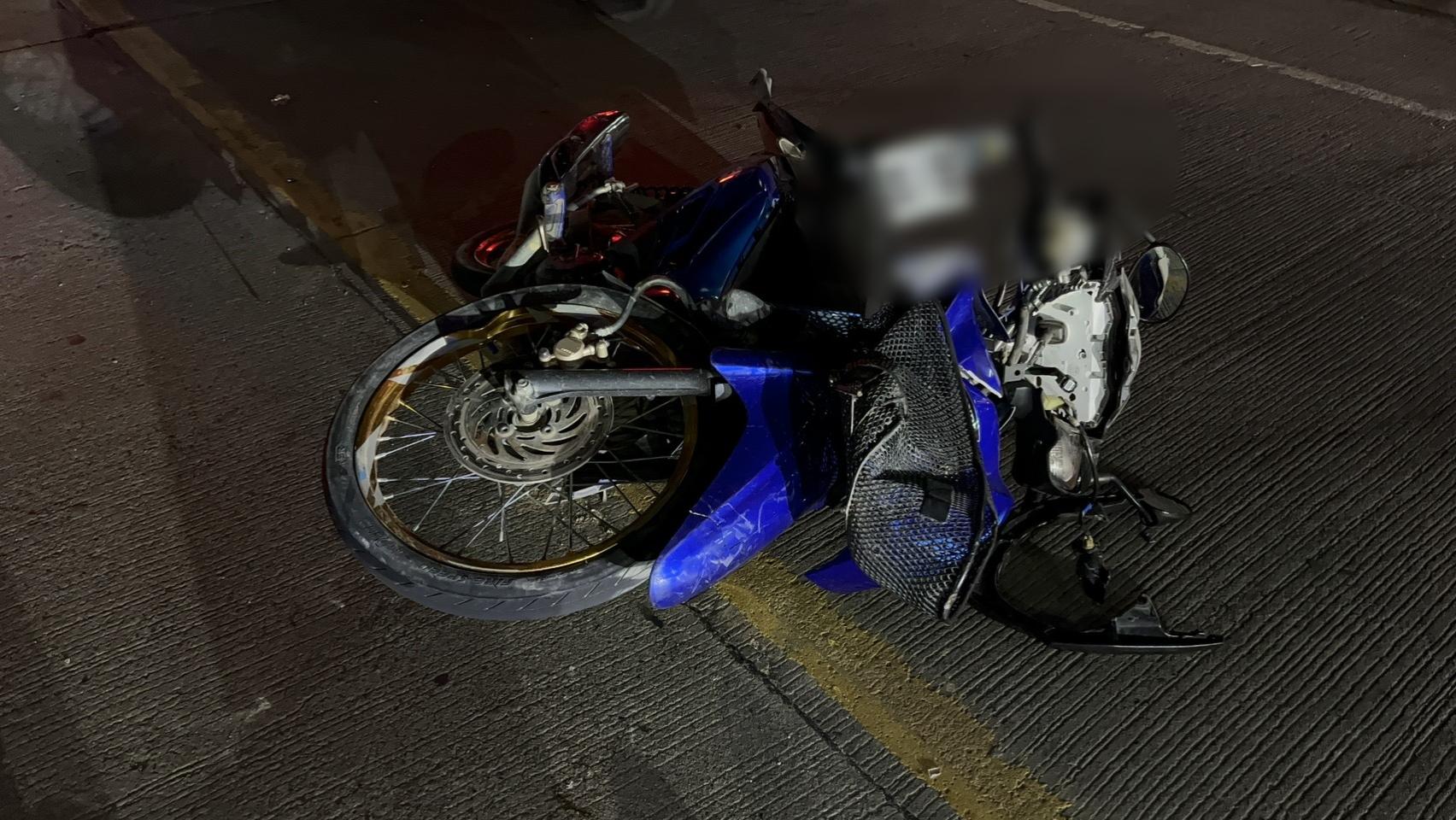 Schwerer Motorrad-Crash in Pattaya