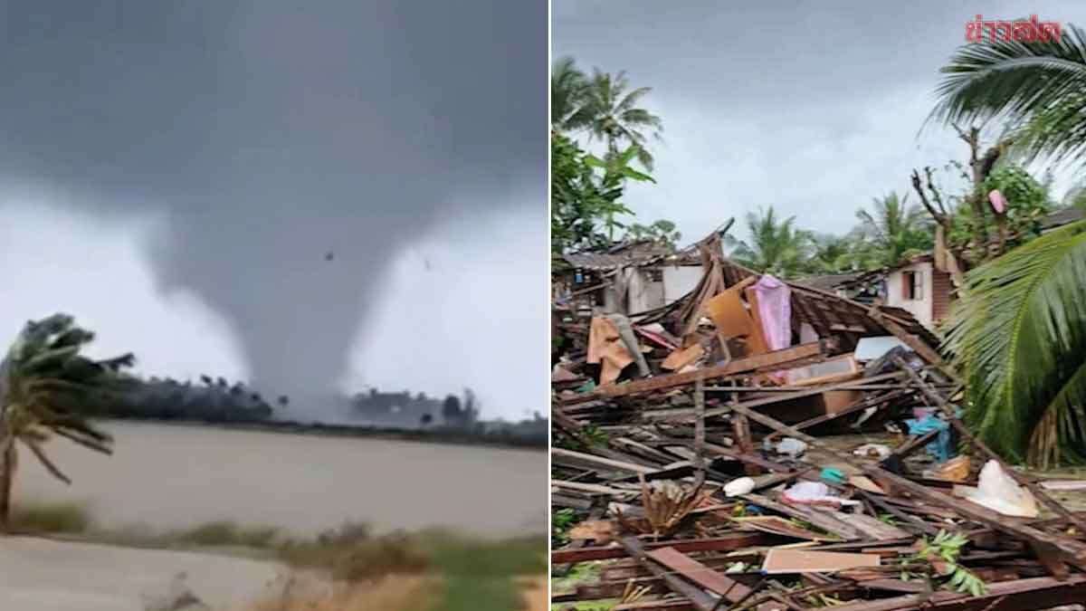 Songkhla unter Schock: Wirbelsturm verwüstet Dorf