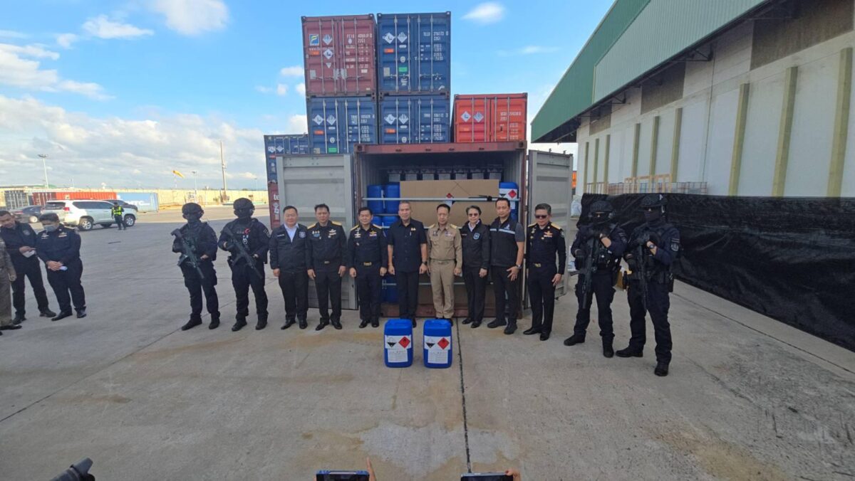 Thailand stoppt tonnenweise Chemie für Drogenproduktion