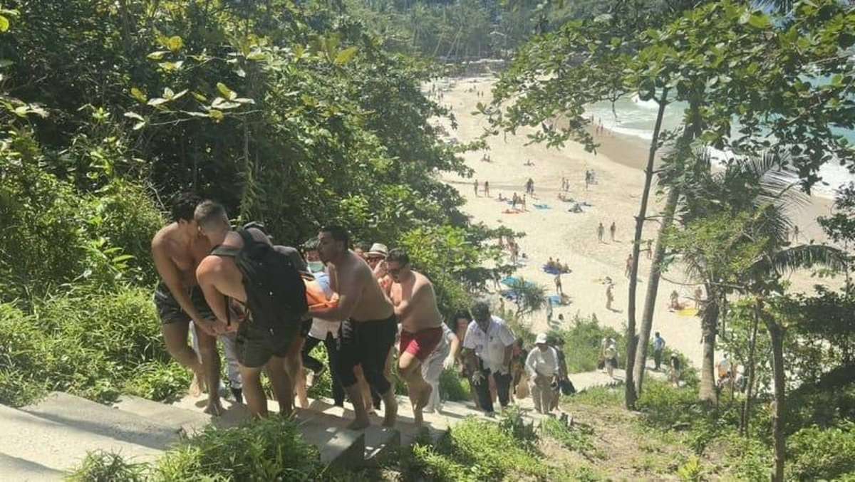 Tourist ertrinkt vor seiner Familie