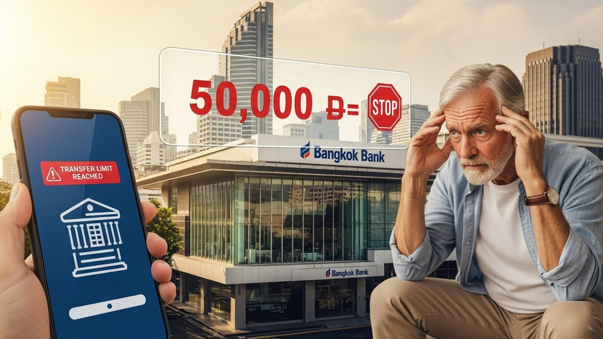 Transfer-Sperre trifft Thailand-Bankkunden hart