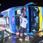 Zwölf Ausländer bei Busunfall verletzt Zwölf Ausländer bei Busunfall verletzt