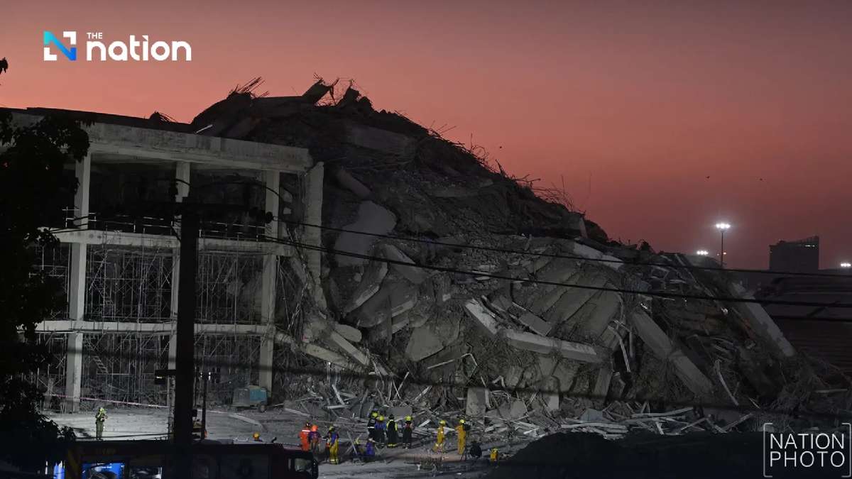 Gebäude-Kollaps: 95 Tote, eine einzige Ruine