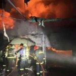 Großbrand im Grenzmarkt (Video)