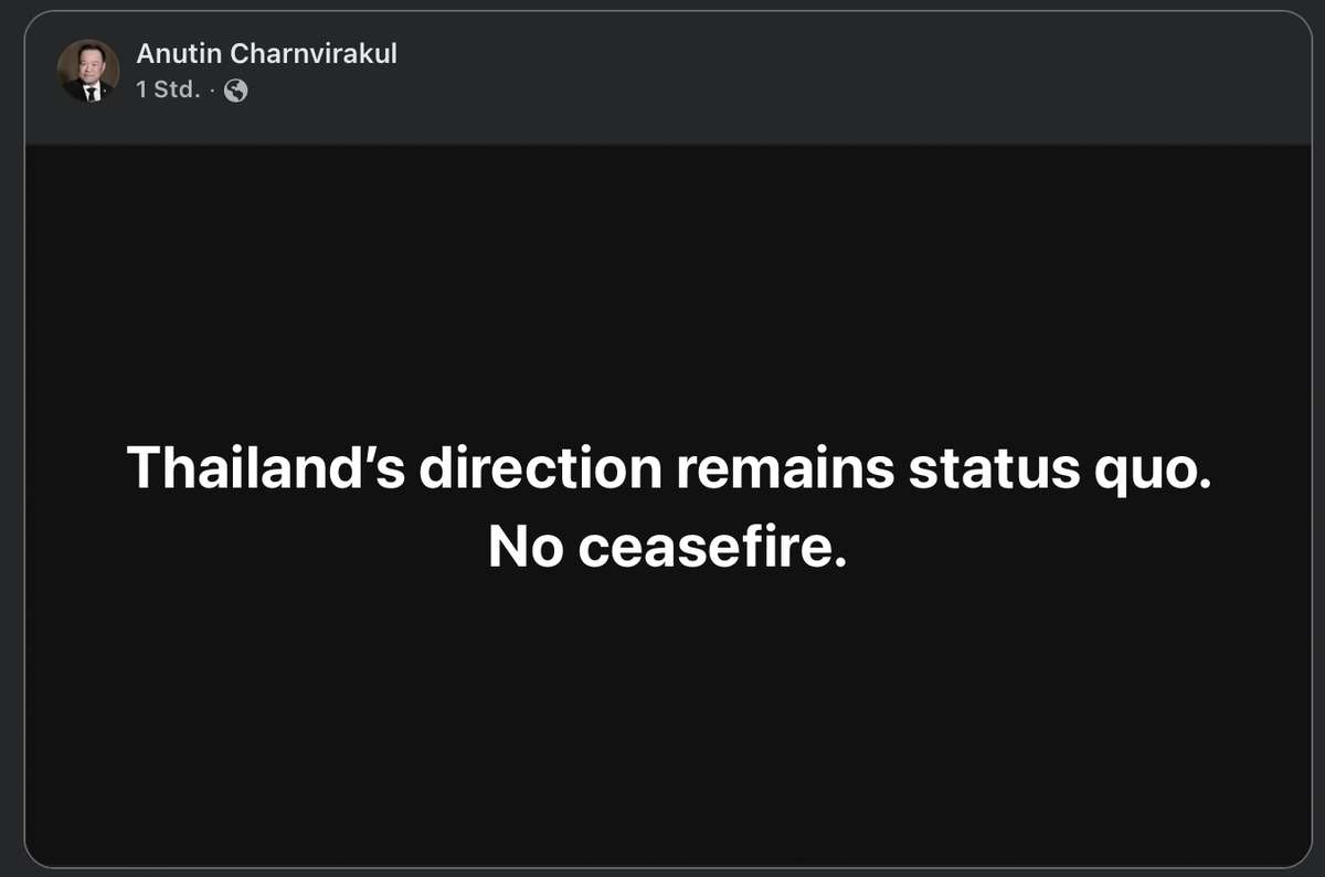 LIVE-UPDATE: Militärische Lage Thailand–Kambodscha