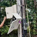 Nachts pechschwarz: Täter stiehlt Stromkabel