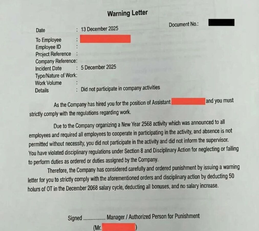 Neujahrsfeier geschwänzt – Jetzt Lohnkürzung?