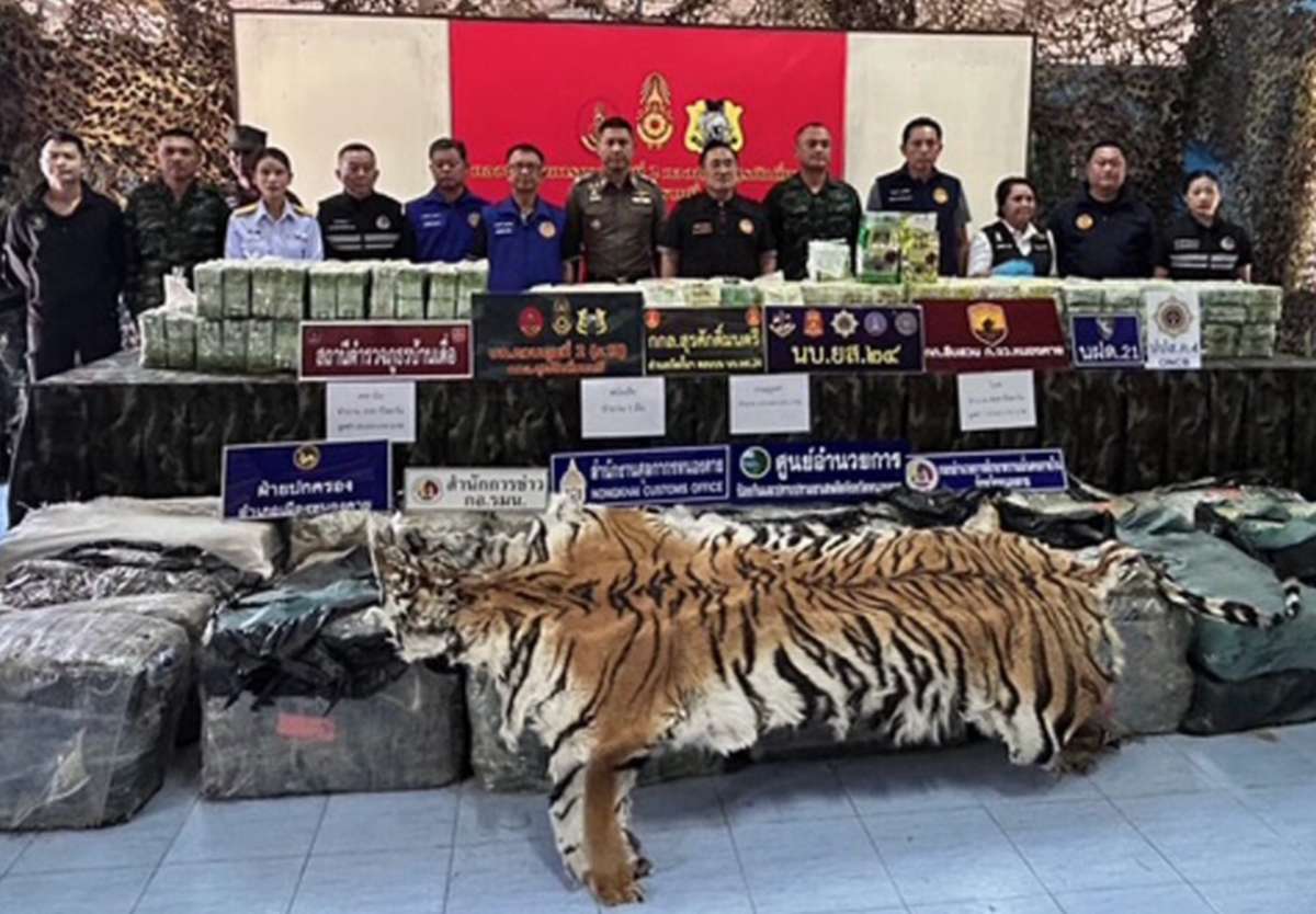 Nong Khai: Über 1 Tonne Drogen sichergestellt