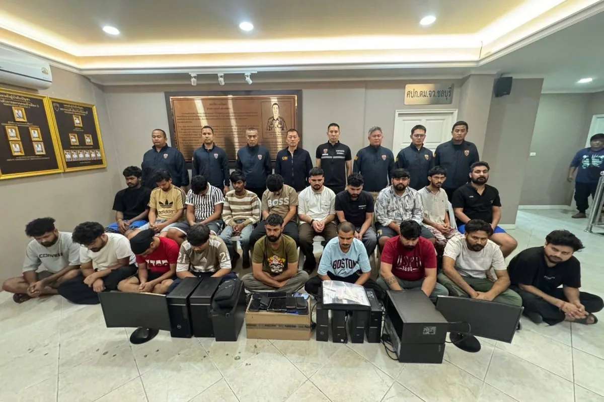 Pattaya: 19 Ausländer bei Razzia festgenommen