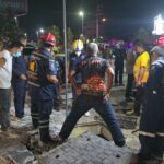 Tödliche Explosion vor Supermarkt