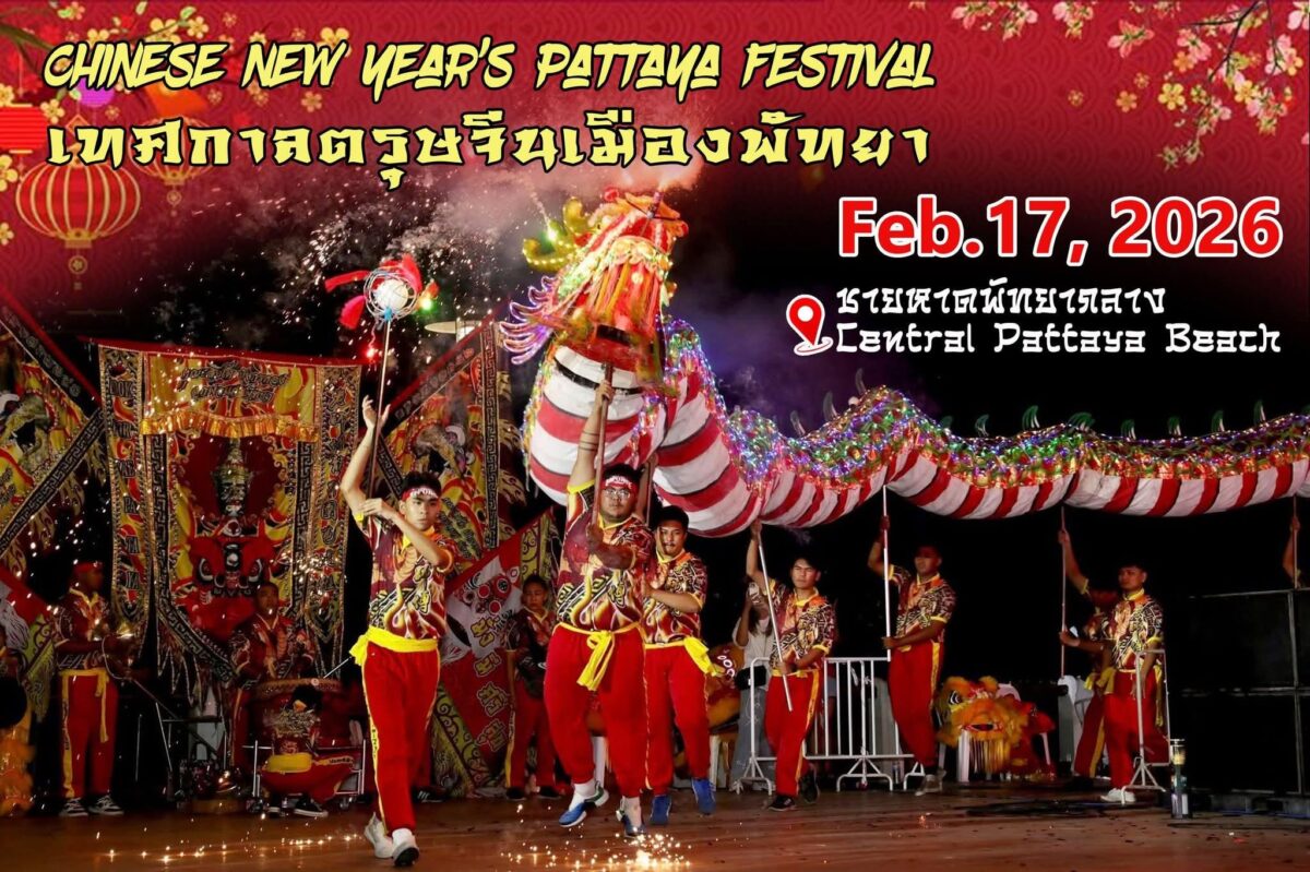 Großes Neujahrsfest: Pattaya wird chinesisch
