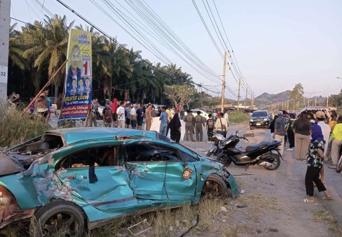 Neujahrscrash fordert zwei Tote in Chumphon