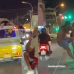 Patong: Touristen gefährden Verkehr im Tuk-Tuk Patong: Touristen gefährden Verkehr im Tuk-Tuk