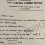 Skurriles „Ladyboy-Formular“ schockiert das Netz