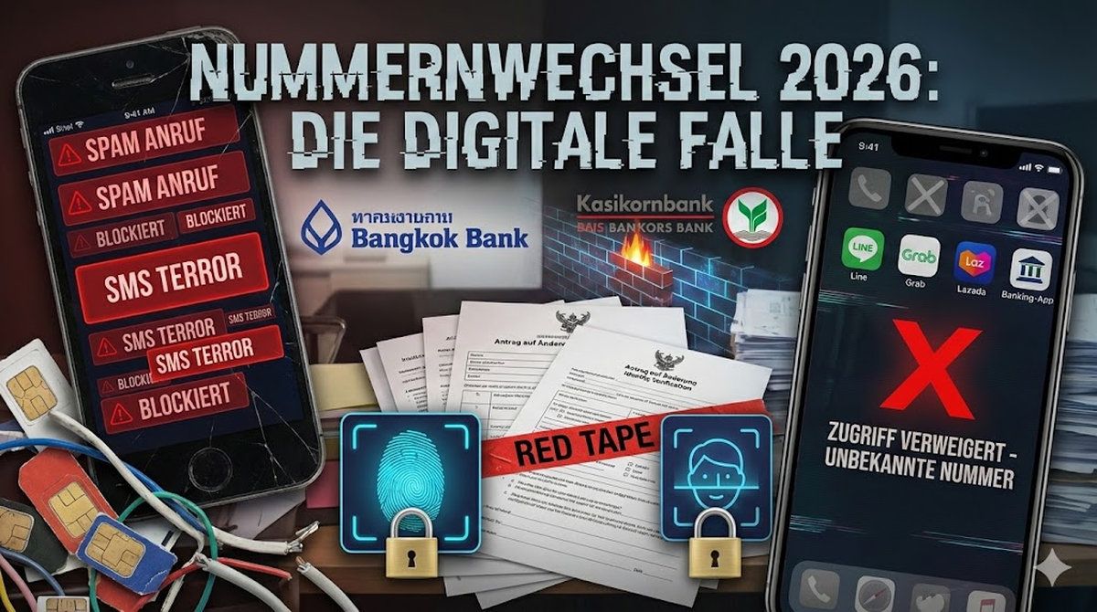 Thailand 2026: SIM-Karten Falle