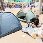 Zelten am Strand verboten Zelten am Strand verboten