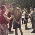 Betrunkener Brite randaliert und klaut Handy in Pattaya Betrunkener Brite randaliert und klaut Handy in Pattaya