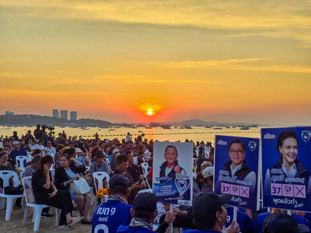Bhumjaithai Partei setzt auf Pattaya-Endspurt