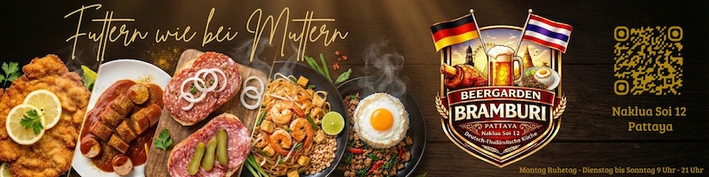 Bramburi Pattaya - Futtern wie bei Muttern