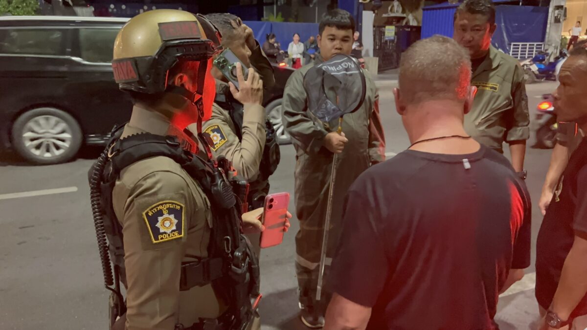 Deutscher auf Pattaya Beach Road attackiert