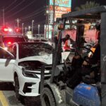 Pattaya: Fußgänger von Auto erfasst und eingeklemmt