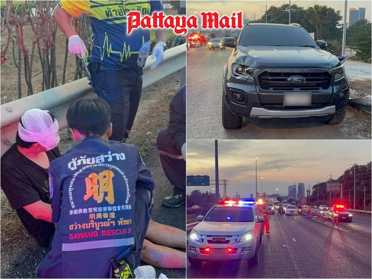 Verwirrter Mann auf Highway von Pickup erfasst