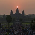 Angkor Wat lockt 30000 zur Tagundnachtgleiche