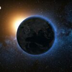 Blutmond über Thailand an Makha Bucha Feiertag Blutmond über Thailand an Makha Bucha Feiertag