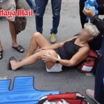 Deutsche Touristin stürzt aus Baht-Bus in Pattaya