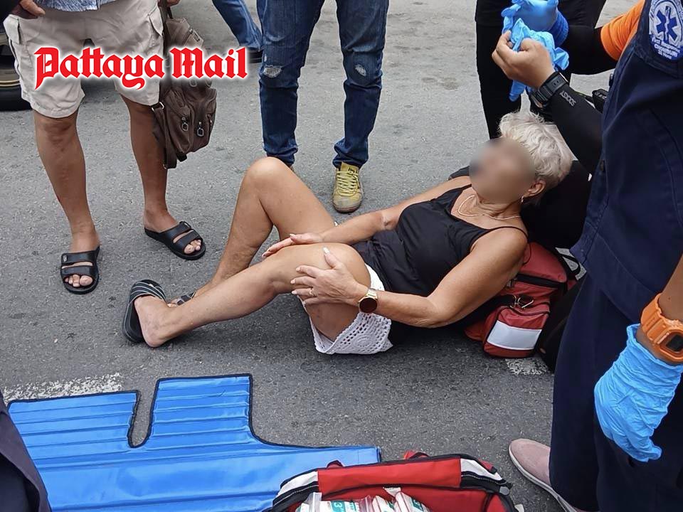Deutsche Touristin stürzt aus Baht-Bus in Pattaya