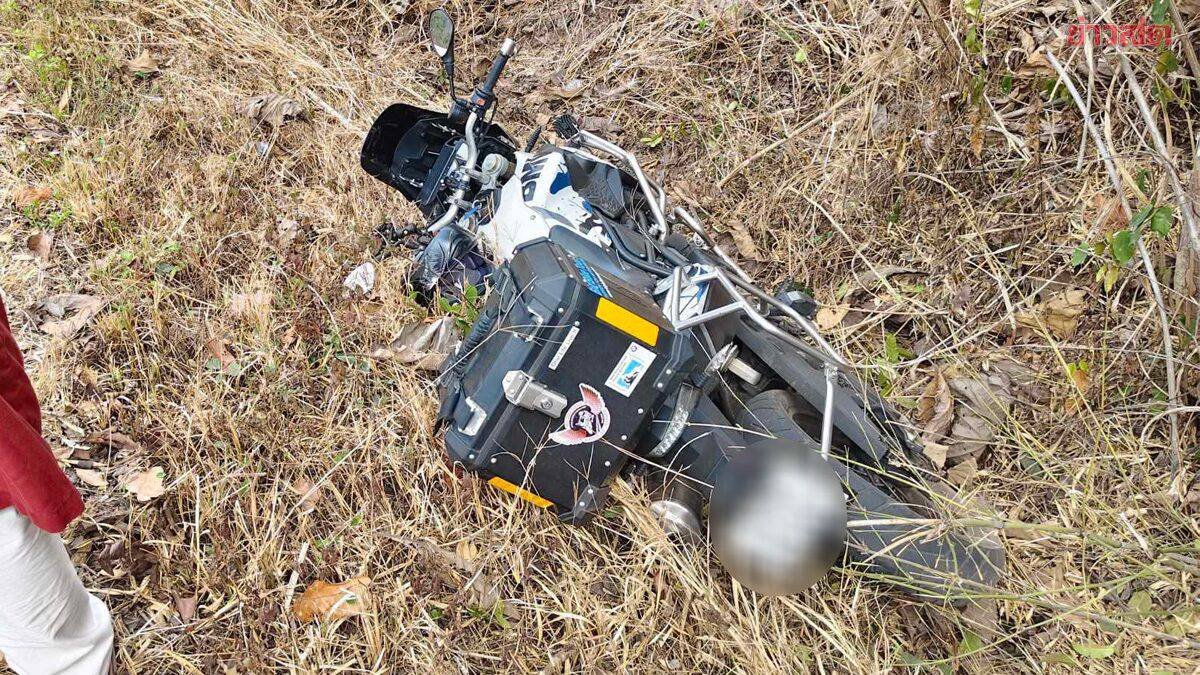 Deutscher Motorradfahrer stirbt nach Sturz in Phayao