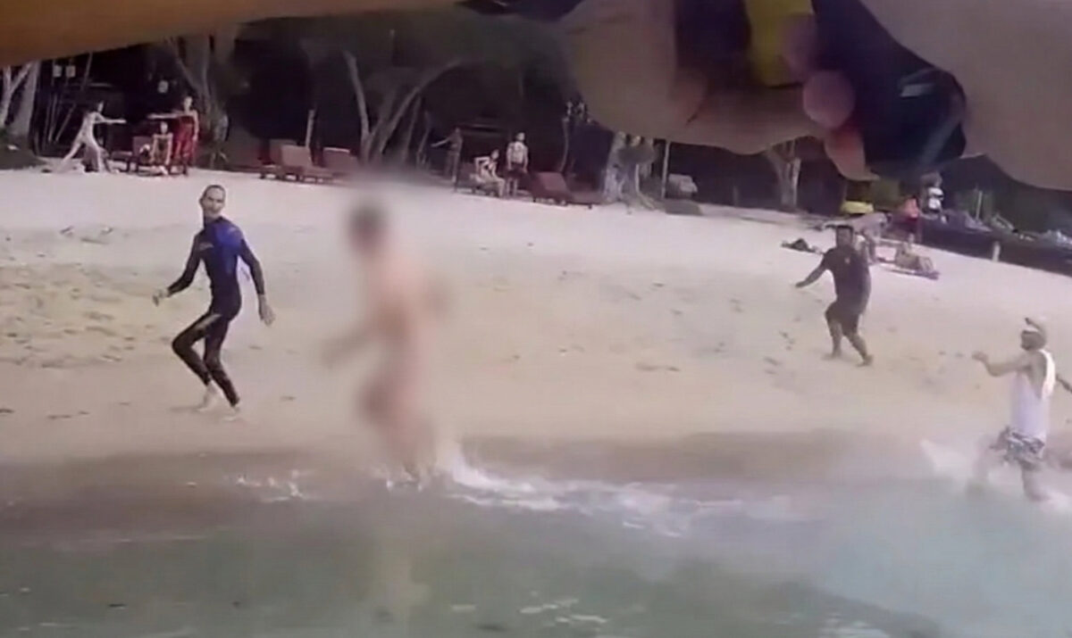 Deutscher Tourist auf Koh Tao mit Taser gestoppt (Video)