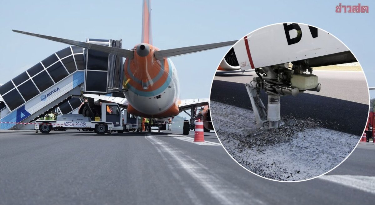 EILMELDUNG: Boeing-Unfall legt Phuket Flughafen lahm