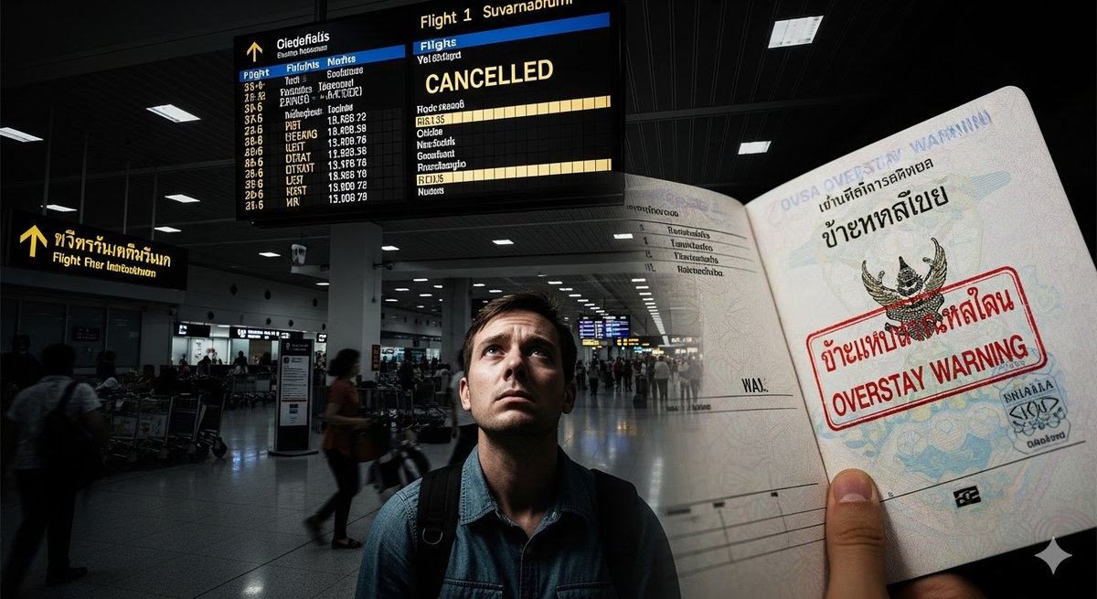 Flug gestrichen – Visum abgelaufen: Droht Overstay-Strafe?