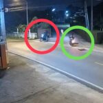 Nacht-Attacke in Pattaya! Motorradfahrer plötzlich von Straße gerissen
