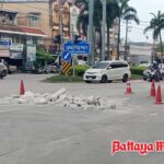 Pattaya: Betonklötze blockieren Sukhumvit Road vor Schule