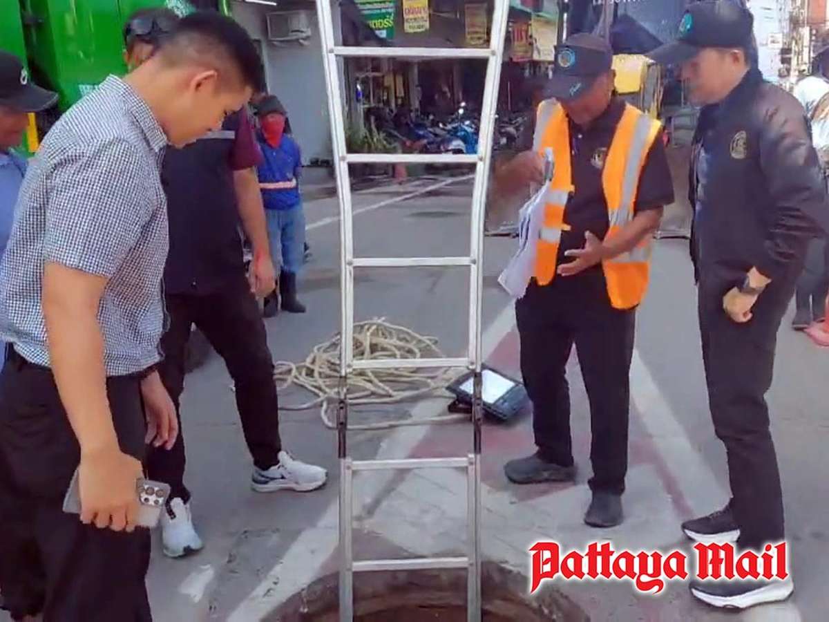Pattaya räumt Abflüsse frei – Stadt reagiert auf Gestank