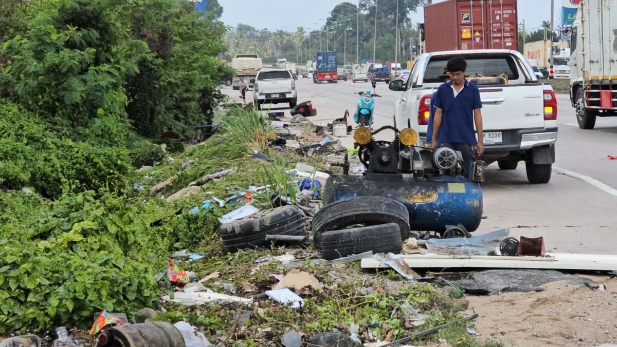 Sri Racha: Wasserrohr explodiert