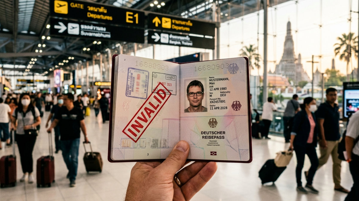 Stempel "Ungültig": Einreiseverbot für Thailand?