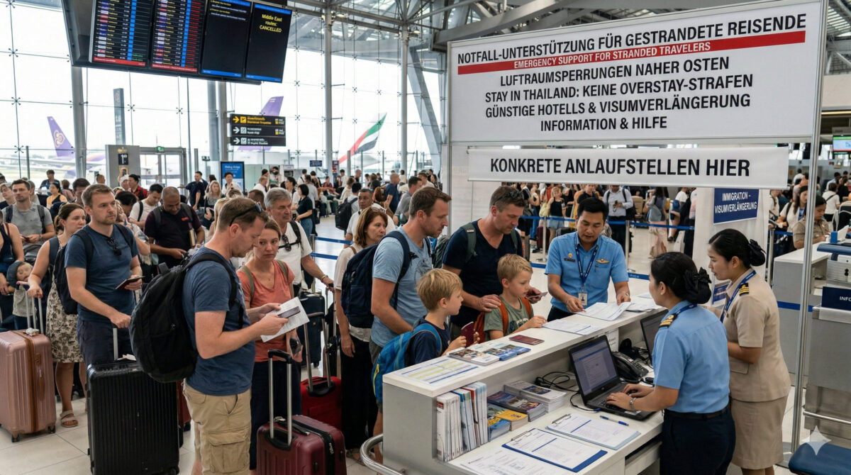 Thailand hilft gestrandeten Touristen – was jetzt gilt