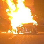 Bangkok: Horror-Nacht: Luxusauto geht in Flammen auf