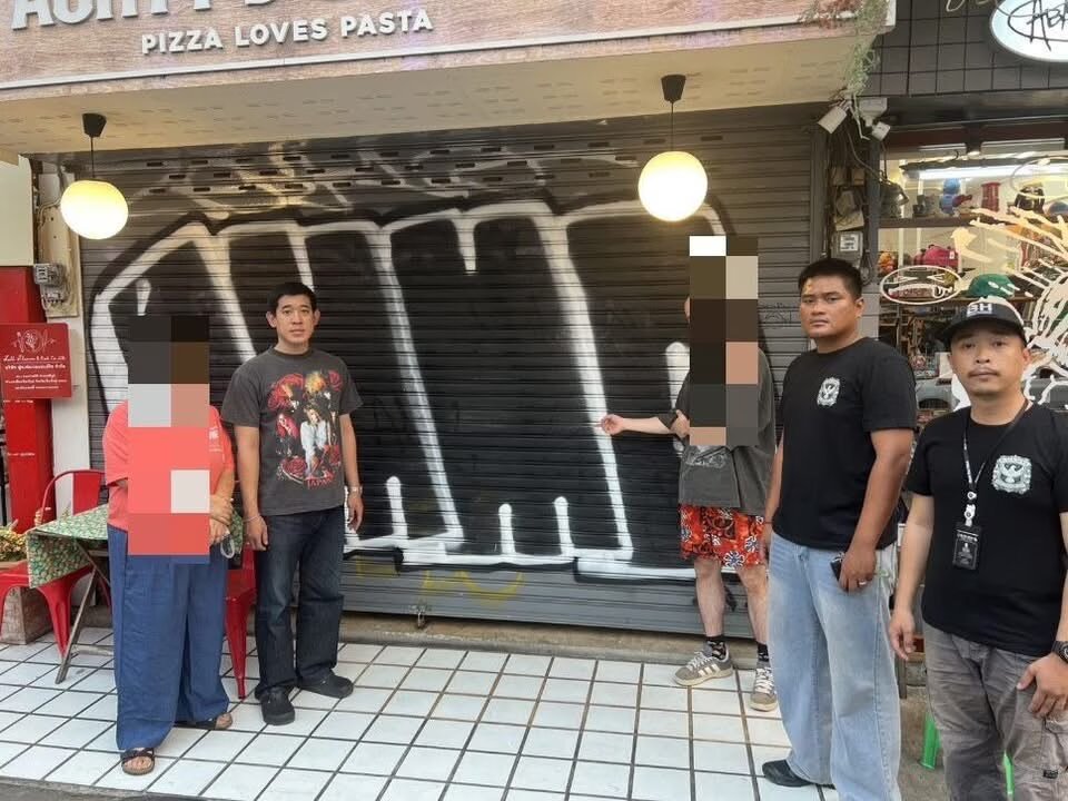 Chiang Mai: Franzose wegen Graffiti festgenommen