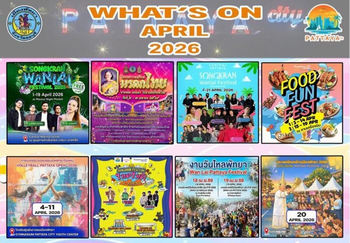 Event-Marathon: Pattaya feiert den ganzen April