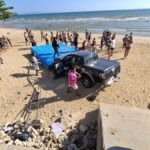 Horror-Crash: Pickup stürzt von Aussichtspunkt