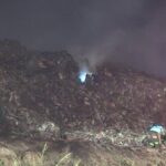 Müll-Inferno gelöscht: Feuerwehr kämpft 30 Stunden