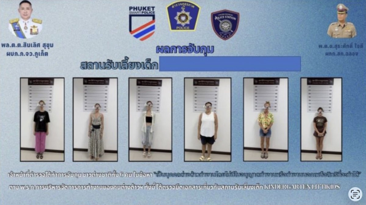Phuket-Razzia: 6 Ausländerinnen im Russen-Kindergarten festgenommen