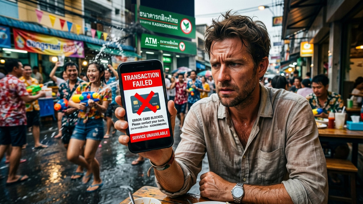 Thailand Banking App - mysteriöse Warnung. Wenn die Bankkarte streikt