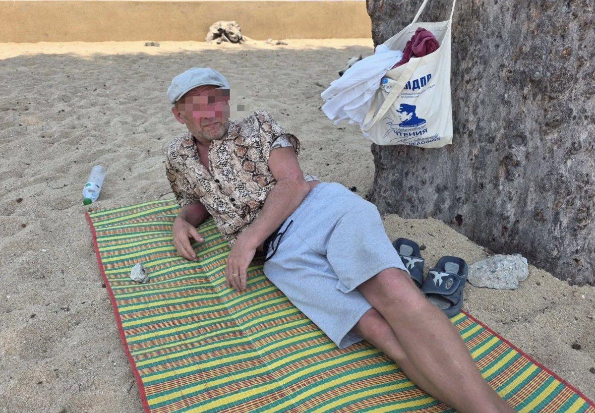 Tourist ohne Zuhause: Russe lebt am Strand